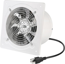 8 Inch Exhaust Fan 80W 500CFM Through-Wall Installation Ventilation Fans 110V Ex