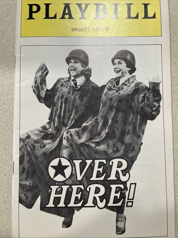 Playbill Over Here Schubert Theatre Volume 11 September 1974