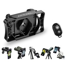 APEXEL Telescope Phone Adapter, With Shutter Remote, Remote