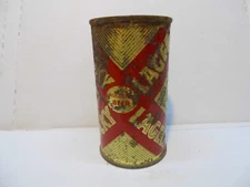 LUCKY LAGER "AGED DATED BEER" FLAT TOP BEER CAN~LUCKY LAGER, AZ0UCA, CA #2