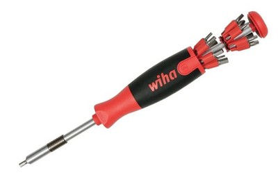 Wiha Ultra Driver 26-In-1 Industrial Bit Holder Set, 14 Piece