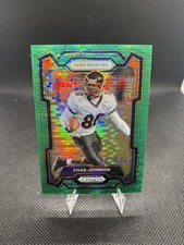 2024 Panini Prizm Draft Picks - Chad Johnson #23 Green Pulsar Prizm /25