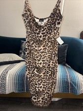 Women's Leopard Print Dress Size 1 XL