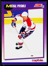 Michal Pivonka, 1991-92 Score American, #193, Washington Capitals,