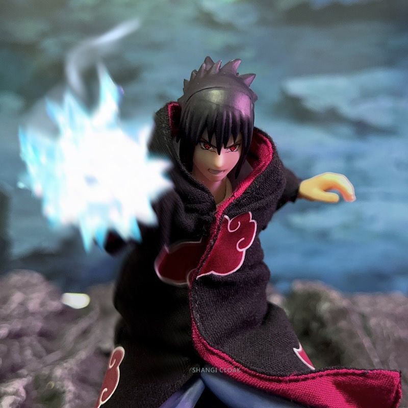 Mô Hình Chính Hãng SHF SHFiguarts Bandai Sasuke Kid Uchiha Naruto - Foto 9