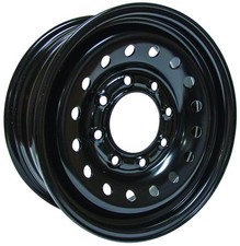 16x6.5 Black Steel Wheel Rim Fits Chevrolet Silverado 1500 Hd Oewt0 16inch 8x16