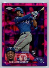 Elier Hernandez 2023 Topps Chrome Rookie Magenta/Purple Lava Lamp /299 #USC135