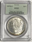 1879 S MORGAN "PCGS MS62 OGH" - REV PL, TONING ON EDGE, STUNNING COIN!💥✅