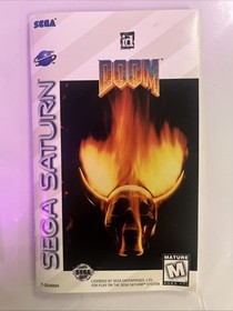Doom CiB completo di scatola con custodia libretto Sega Saturn, disco 1997