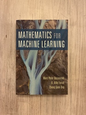 Mathematics for Machine Learning Deisenroth Faisal Ong Cambridge University SC