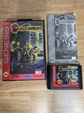 Shadowrun Shadow Run Sega Genesis CIB Complete With Manual