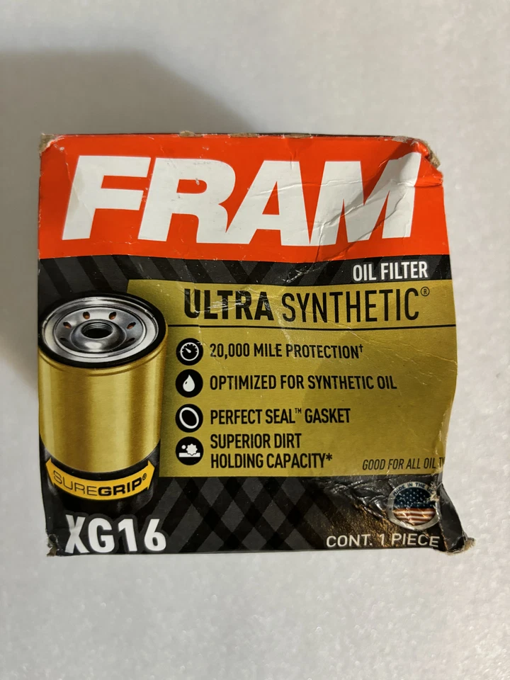 Fram XG16 Ultra Sythetic Xtended Guard Oil Filter with Sure Grip - Image 4 of 4