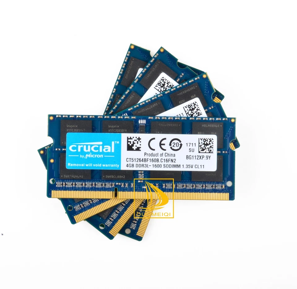Crucial 4X 4GB 2RX8 PC3L-12800S DDR3 1600Mhz 204Pin Laptop Memory RAM" - Image 3 of 4