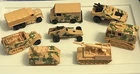 Hot Wheels Military Vehicles Lot Desert Camouflage 1970s 1980s Vintage 8 Total