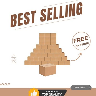 Cost-Effective 40 Pack 8x6x6 Shipping Boxes - Perfect for Small Items & Gifts