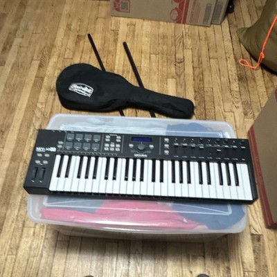 Novation Launchkey 49 Black MIDI Keyboard w/ Drum Pads Pitch/Mod Wheels
