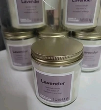 Sented Candles Lavender Lot Of Six (6). Room Essentials