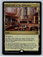 MTG - Secrets of Strixhaven #257 Great Hall of the Biblioplex FOIL Rare