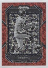 2022 Panini Prizm No Huddle Red Prizm 42/50 Mike Ditka #55 HOF 06pp