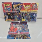 Vintage ToyBiz Marvel Double Pack Lot (3) X-Men Spider-Man Wolverine Human Torch