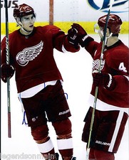 Valtteri Filppula Detroit Red Wings Signed 8x10 Photo LOM COA (PH2408)