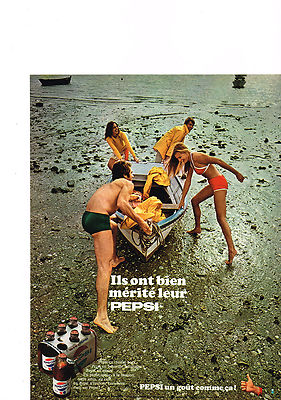 WERBUNG 1969 PEPSI-COLA Soda