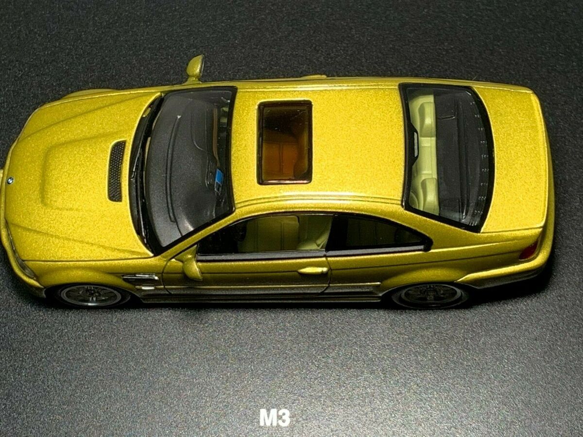 BMW M3 Coupe Phoenix Yellow E46 1:43 Dealer Limited Edition BMW M3 Coupe Phoenix Yellow E46 1:43 Dealer Limited Edition