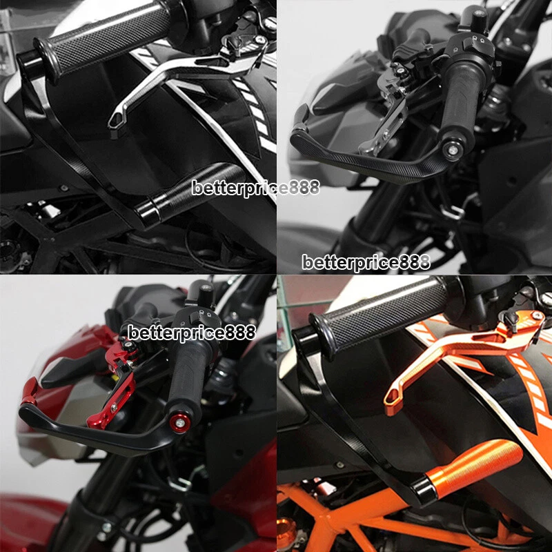 Motorcycle Brake Clutch Lever Protector Handguard Hand Guards For Kawasaki ZX10R - Image 2 of 4