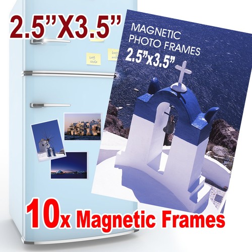 Magnetic Photo Frames Fridge 5x7 4x6 2.5x3.5 inches Magnet Pictures Clear Pocket - Picture 23 of 28
