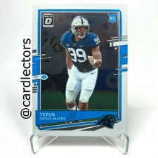 2020 Panini Donruss Optic Football YETUR GROSS-MATOS Base Rookie RC 113 PANTHERS
