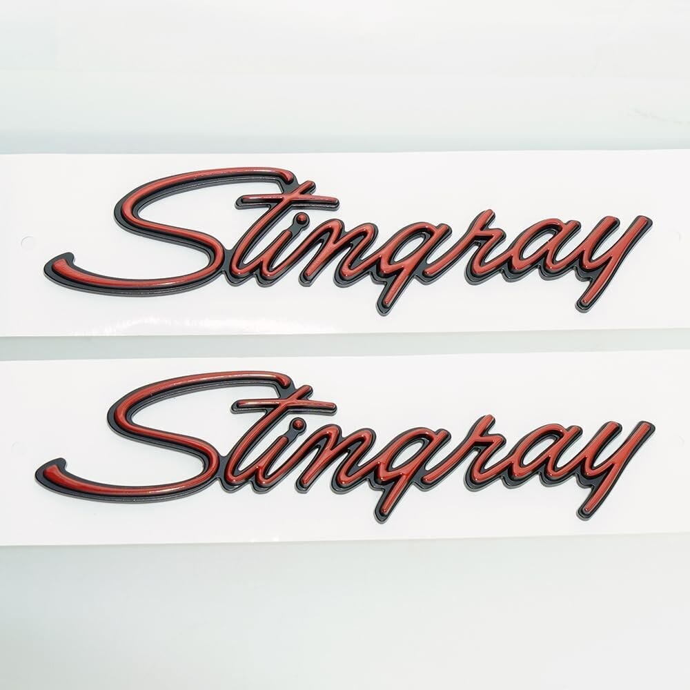 Pair Custom New Horse Head Emblems Fender 3D Badges