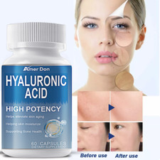 Hyaluronic Acid 120 Mg-Anti-Aging,Skin Hydration,Balanced Joint Health