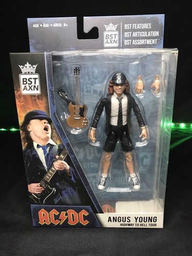 The Loyal Subjects BST AXN Angus Young AC/DC Black Suit Brown Guitar ...
