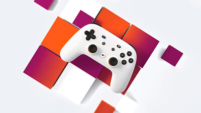Google Stadia BT Controllers x 2 - Clearly White and Wasabi - Collector's Item!