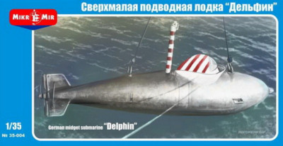 1/35 German Midget submarine Delphin-I MikroMir 35-004 Plastic Model kit