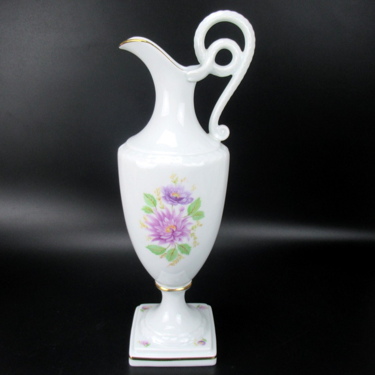 Schöner AK KAISER Porzellan Prunk-Krug Dekor DRESDEN Sammlerstück Vase 33,5cm