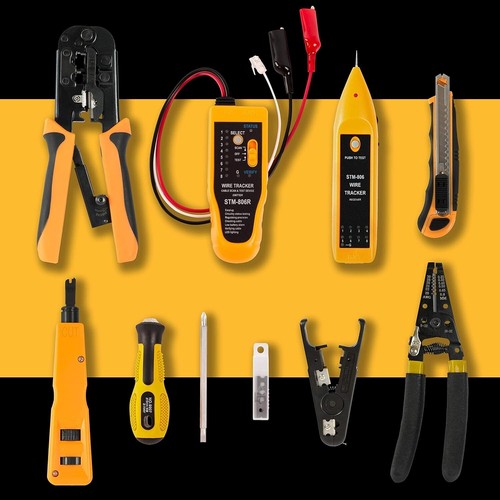 Complete Networking Tool Set: RJ45 Crimper, Tester & Screwdriver for Pros - Picture 10 of 11