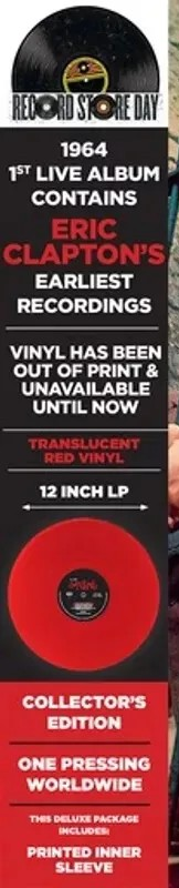 Yardbirds Five Live (With Eric Clapton) Red Vinyl RSD Record Store