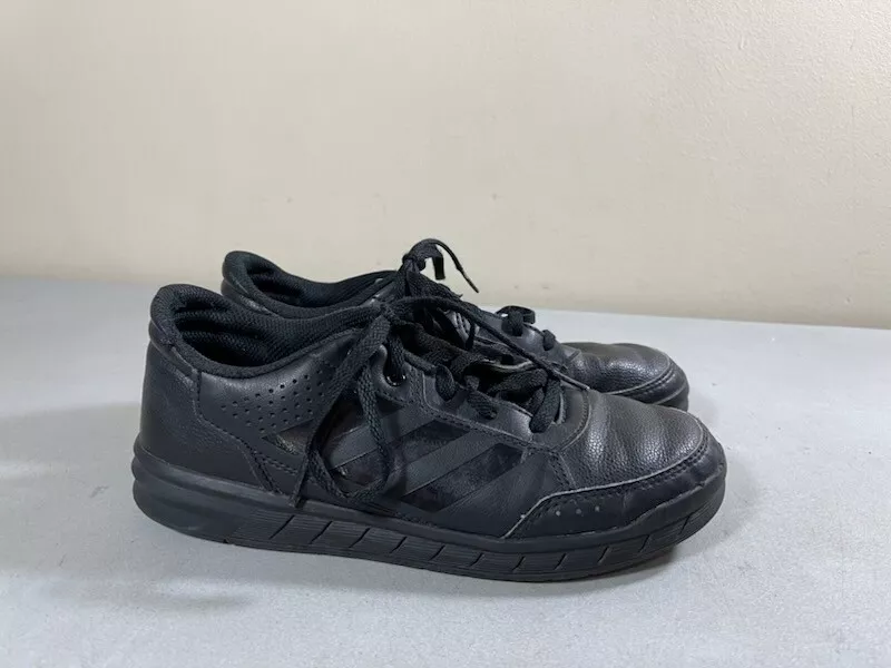 ADIDAS KIDS BLACK LACE UP BA9541 ALTASPORT K SNEAKERS BIG KIDS SIZE 3.5