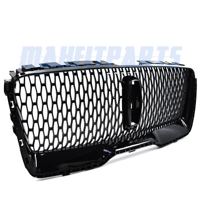 For 2018-2021 Lincoln Navigator Front Upper Grille Sport Gloss Black