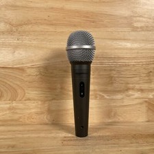 Amazon Basics Black/Silver XLR Connector Dynamic Vocal Microphone - Cardioid