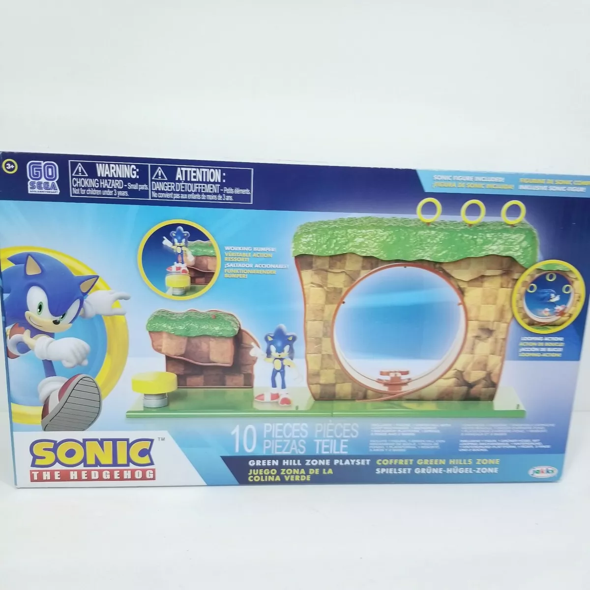 Sonic The Hedgehog - Playset Green Hill Zone