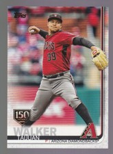 2019 Topps Series 1 #286 TAIJUAN WALKER Arizona Diamondbacks 150th ANNIVERSARY