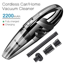Car Vacuum Cleaner Wet & Dry Strong Suction Portable Duster Cordless Handheld
