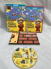 Super Mario Maker (Nintendo Wii U) Complete in Box w/ Art Book & Game, Tested 🔥