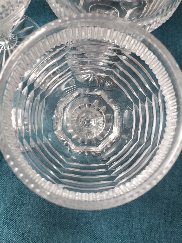 Set of 8 Vintage Crystal Ice Cream/Dessert Goblets