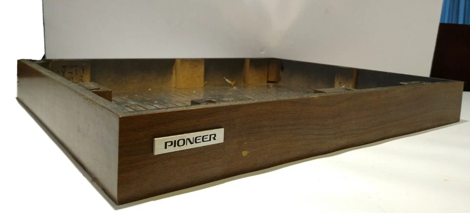 Original Vintage Pioneer PL-115D Turntable Record Player Base Plinth Japan - Изображение 2 из 4