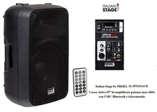 Italian Stage  Proel SPX10AUB Cassa attiva amplificata 10" 300w con USB + BT 