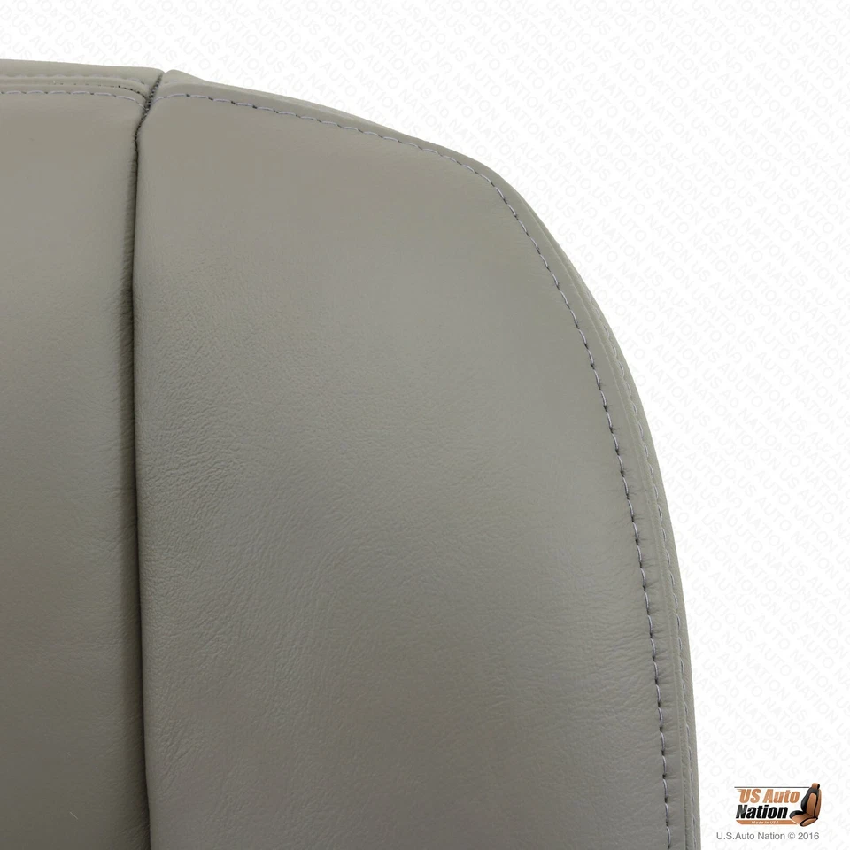 Cubierta de asiento inferior gris para pasajero Chevy Tahoe 2003 2004 2005 2006 cuero genuino Foto 4 de 4