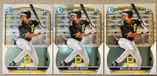 Braylon Bishop 3 Lot 2023 Bowman Chrome 1st Prospects Baseball MLB #BCP-90 Base